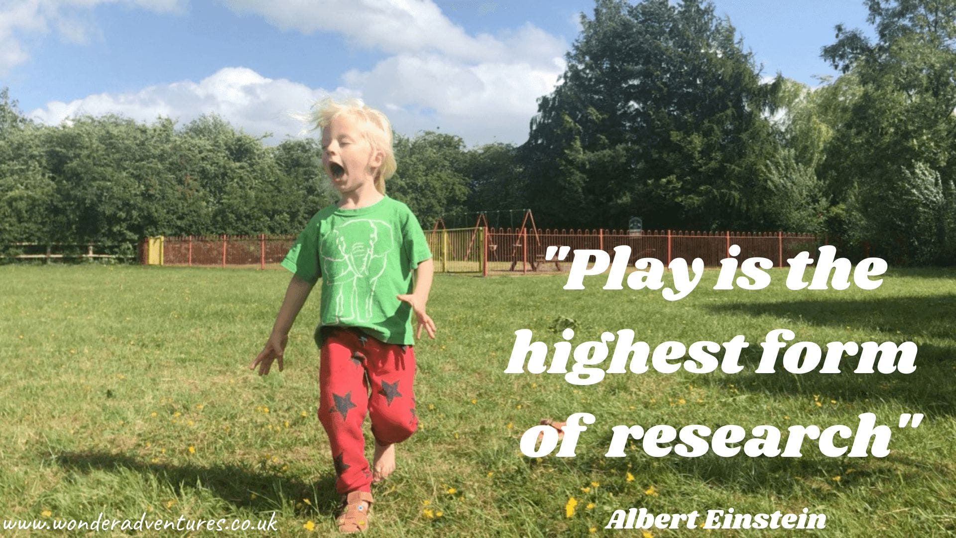 play is research albert einstein quote