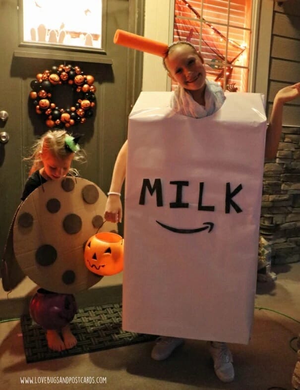 milk and cookies halloween costume